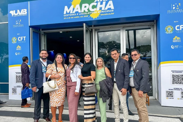Vereadores de Ribamar Fiquene participam da XXIV Marcha dos Gestores e Legislativos Municipais,...